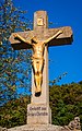 Deutsch: Kruzifix in der Nähe des Dörzbacher Ortsteils Laibach, Hohenlohekreis in Süddeutschland. English: Crucifix near the Dörzbach district Laibach in Southern Germany.