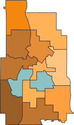 2021 Minneapolis mayoral election results by ward.svg