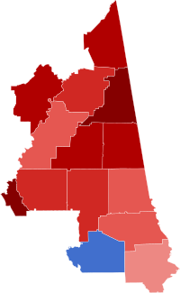 2022 United States House of Representatives Election in Alabama's 3rd Congressional District.svg