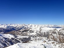 Panorama della conca dal Monte Motta.