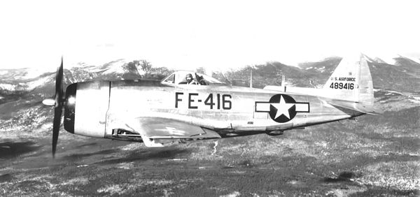 37th Fighter Squadron Republic F-47N-25-RE Thunderbolt, AF Ser. No. 44-89416, Dow AFB, 1948. This aircraft was part of the Last Thunderbolt production