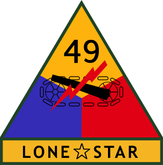 <span class="mw-page-title-main">49th Armored Division</span> Military unit