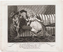 A Fool and His Money Soon Parted (1790) by Cruikshank, Isaac, 1756?-1811?, printmaker A Fool and His Money Soon Parted (1790).jpg