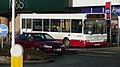 English: Abellio Surrey 8083 (KN52 NFC), a Dennis Dart SLF/Plaxton Pointer MPD, at the Brooklands Tesco/Mark & Spencer superstore complex, Brooklands, Byfleet, Surrey on route 451. Abellio Surrey was previously known as Travel Surrey, and was sold by previous owners National Express Group to NedRailways on 21 May 2009. NedRailways renamed the company to Abellio Surrey on 30 October 2009, with buses receiving the "Abellio" name from then onwards.