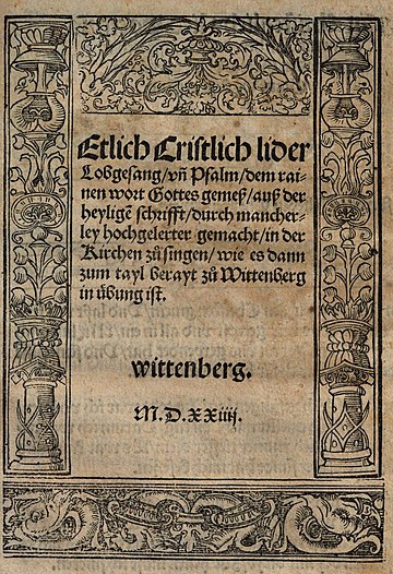 First Lutheran hymnal