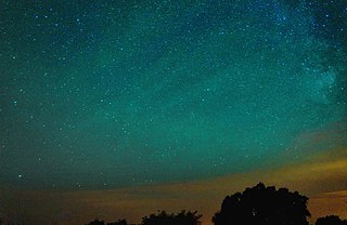 <span class="mw-page-title-main">Airglow</span> Faint emission of light by a planetary atmosphere