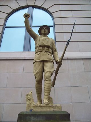 <i>Spirit of the American Doughboy</i> Statue by E. M. Viquesney