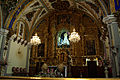 Altar y retablo barroco en la ermita de Nuestra Señora del Cubillo