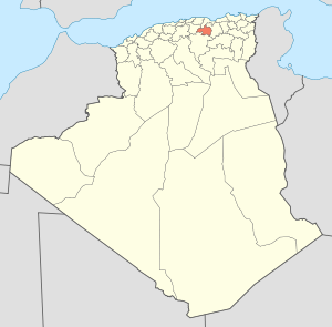 Algeria 34 Wilaya locator map-2009.svg