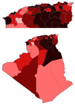 Algerije Coronavirus-gevallen per provincie.png