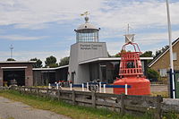 Voormalig lichthuis op het dak van Maritiem Centrum Abraham Fock