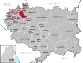 Kaart van Altshausen