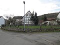 historischer Garten mit Ummauerung