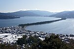 Kasamatsu Park01s3s4410.jpg'den Amanohashidate görünümü