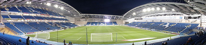 Falmer Stadium: Geschichte, Veranstaltungen, Auszeichnungen