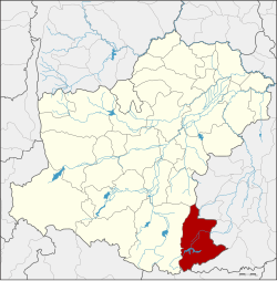 Umístění okresu v provincii Nakhon Ratchasima