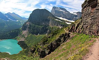 <span class="mw-page-title-main">Angel Wing (Glacier National Park)</span> Mountain in the state of Montana