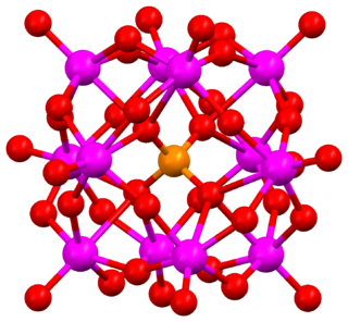 Keggin structure Best known structural form for heteropoly acids