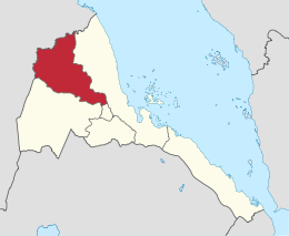 Regione dell'Anseba – Localizzazione