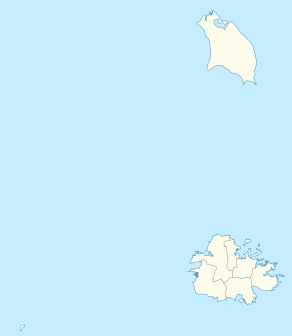Redonda is located in Antigua and Barbuda