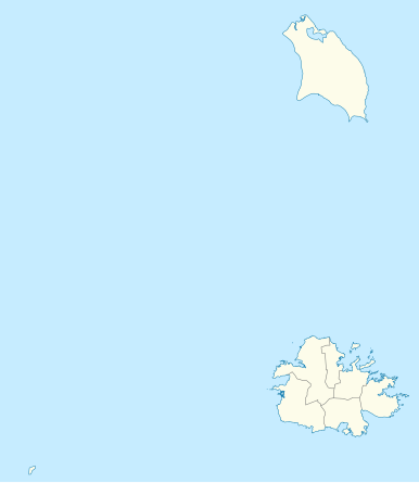 Location map Antigva ir Barbuda