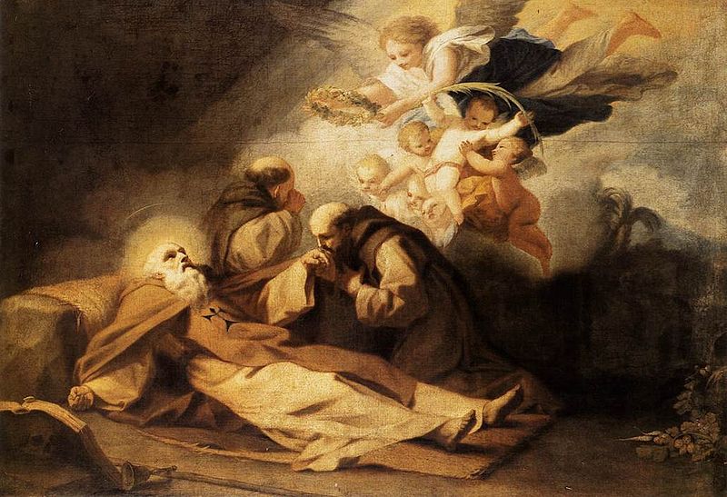 File:Antonio Viladomat Y Manalt - The Death of St Anthony the Hermit - WGA25098.jpg
