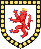 Cornwall of Richardning qurollari, Earl of Cornwall.svg