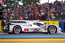 Andre Lotterer earned the seventh pole position for Audi at Le Mans Audi R18 e-tron quattro 2012.jpg