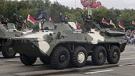 БТР-70МБ1 падчас параду на Дзень Незалежнасці Беларусі, 2018 г.