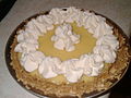 Banana cream pie with whipped cream, September 2009.jpg