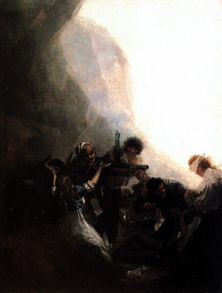 File:Bandidos fusilando a sus prisioneros por Goya.jpg