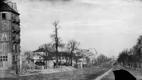 Le boulevard de l'Hôpital en 1888 (photo de Charles Marville).