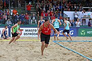 Deutsch: Beachhandball Europameisterschaften 2019 (Beach handball Euro); Tag 6: 7. Juli 2019 – Männerfinale, Dänemark-Norwegen 2:0 (25:18, 19:16) English: Beach handball Euro; Day 6: 7 July 2019 – Men's Final – Denmark-Norway 2:0 (25:18, 19:16)