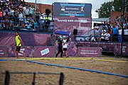 Deutsch: Beachhandball bei den Olympischen Jugendspielen 2018 in Buenos Aires; Tag 7, 13. Oktober 2018; Halbzeitshow English: Beach handball at the 2018 Summer Youth Olympics in Buenos Aires at 13 October 2018 – Halftime show Español: Handball de playa en los Juegos Olimpicos de la Juventud Buenos Aires 2018 en 13 de octubre de 2018 – Show de medio tiempo