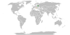 Location map for Belarus and Bosnia and Herzegovina.