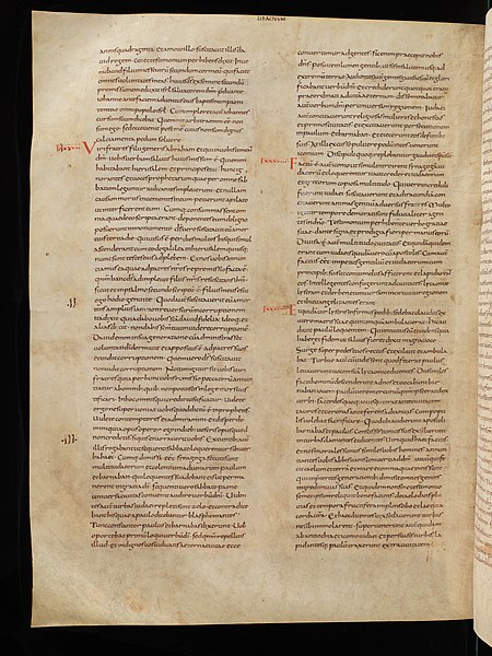 File:Bern, Burgerbibliothek, Cod. 4, f. 123v – Biblia latina (Vulgata, Part 2 Solomon to Apocalypse (incomplete).JPG