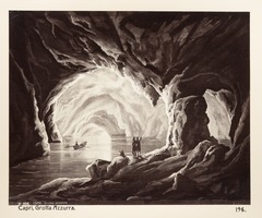 Bild på Blå grottan i Capri - Hallwylska museet - 104106.tif