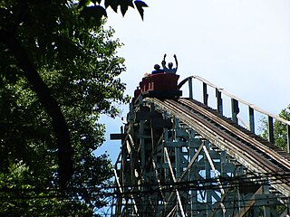 <span class="mw-page-title-main">Blue Streak (Conneaut Lake)</span> Former roller coaster located in Pennsylvania, USA