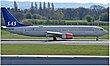 Boeing 737-800 LN-RRT of SAS Scandinavian Airlines at Manchester Airport (EGCC) (32973392774).jpg