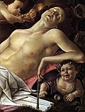 Thumbnail for File:Botticelli, marte e venere, dettaglio.jpg