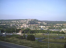 A general view of Bouxières-aux-Dames