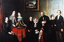 Oil painting of the family of the entrepreneur Brokelmann by Engelbert Seibertz from 1850 Brokelmann1.jpg