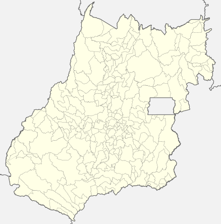 Տեղորոշման քարտեզ Բրազիլիա Գոյաս