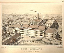 Brede Textile Factory, c. 1888 Brede Klaedefabrik.jpg