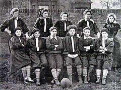 Image 15"North" team of the British Ladies' Football Club, 1895 (from Women's association football)