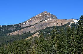 Vue de Brokeoff Mountain en juin 2013.