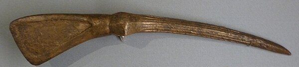 Bronze Axe, 6th century BC, Taman peninsula, as of 2014[update] at the Hermitage Museum.