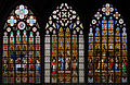 Image 10 Stained glass windows by Jean-Baptiste Capronnier Windows: Jean-Baptiste Capronnier; photograph: Joaquim Alves Gaspar Three scenes of the legend of the Miraculous Sacrament in stained glass windows in the Cathédrale Saints-Michel-et-Gudule of Brussels by Jean-Baptiste Capronnier (c. 1870). The contributions of Capronnier (1814–1891) helped lead to a revival in glass painting. More selected pictures