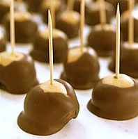 Buckeyes, a type of peanut-butter-based confectionery product