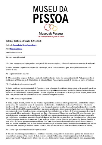 PDF) 'Agora tudo é bullying': uma mirada antropológica sobre a agência de  uma categoria de acusação no cotidiano brasileiro * 'Now everything is  bullying': an anthropological perspective on the agency of an